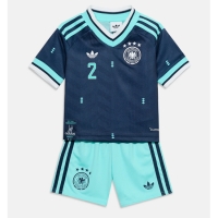 Camisa de Futebol Alemanha Antonio Rudiger #2 Equipamento Secundário Infantil Mundo 2026 Manga Curta (+ Calças curtas)